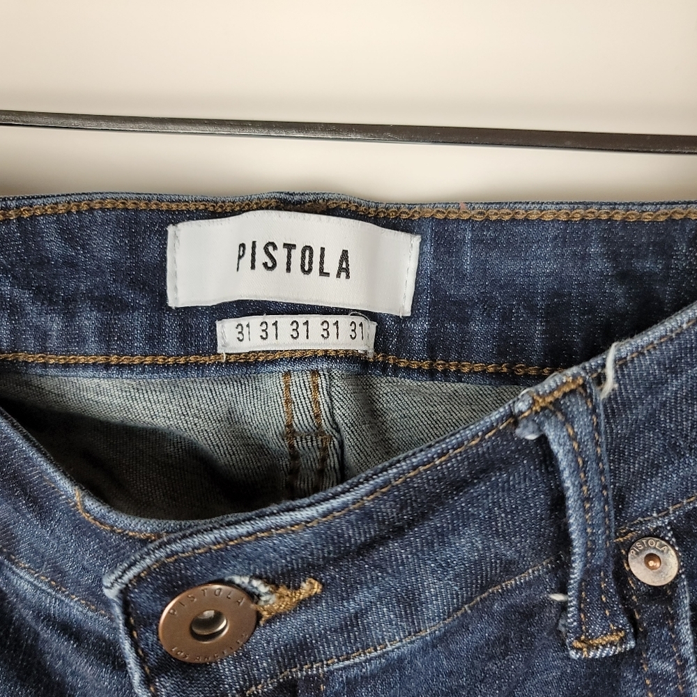 Pistola high waist dark wash skinny jeans size 31 - Picture 5 of 10